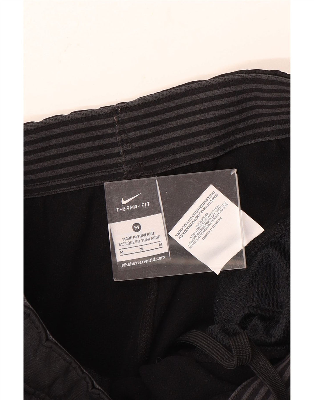 Pantalón De Chándal Nike Therma-Fit Hombre Mediano Negro Poliéster