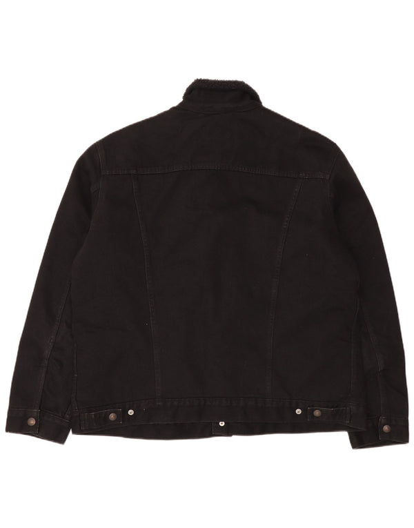 Levi's Chaqueta vaquera para hombre UK 42 XL Algodón negro