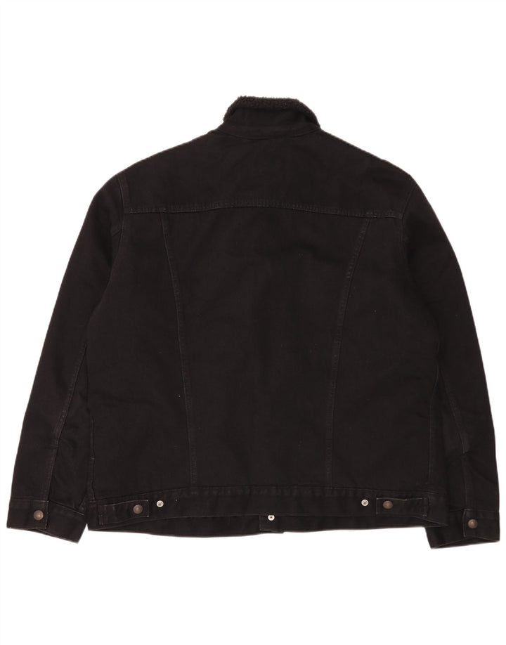 Levi's Chaqueta vaquera para hombre UK 42 XL Algodón negro