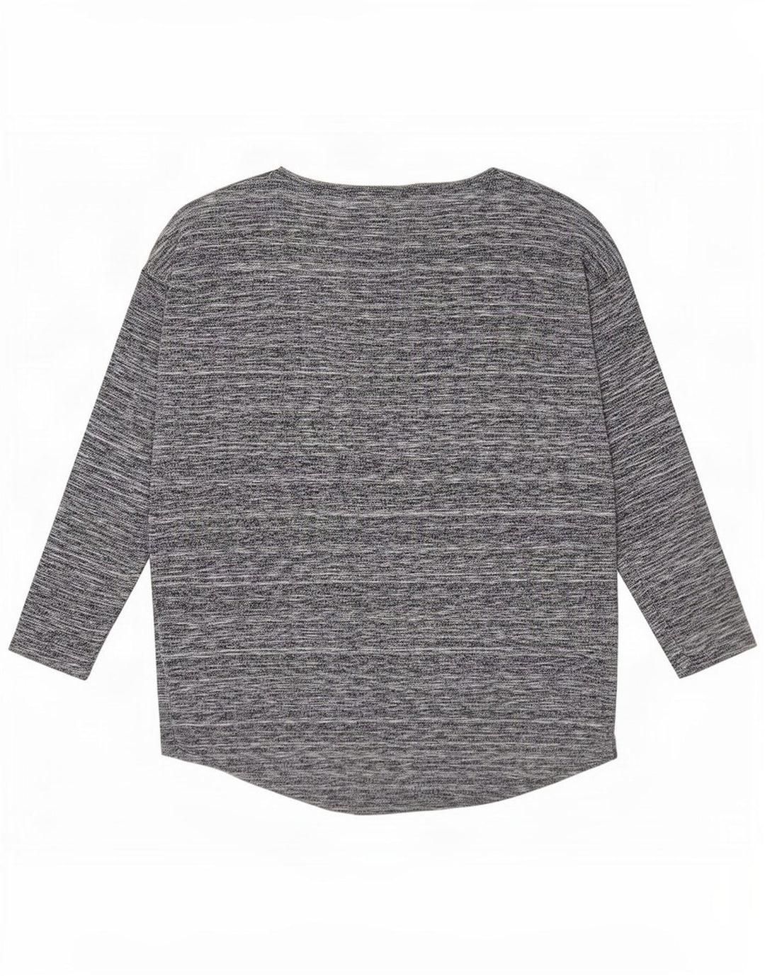 Phase Eight Top para mujer de manga larga UK 42 Viscosa moteada gris medio