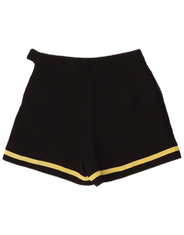 Pantalones cortos casuales vintage para mujer Mediano W26 Negro