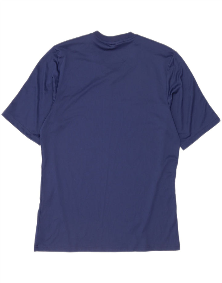 Adidas Mens Climalite Camiseta Top Grande Azul Marino Poliéster