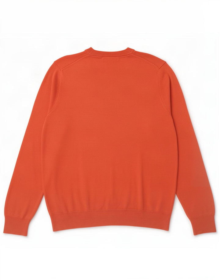 Marks & Spencer - Jersey de cuello redondo para hombre, talla grande, color naranja