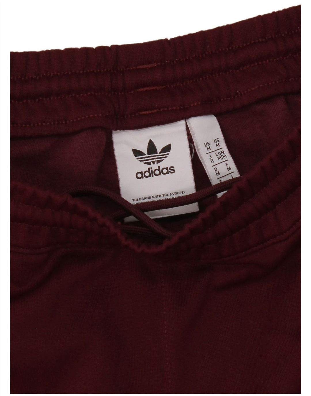 Adidas Hombre Pantalones De Chándal Joggers Medium Borgoña Poliéster