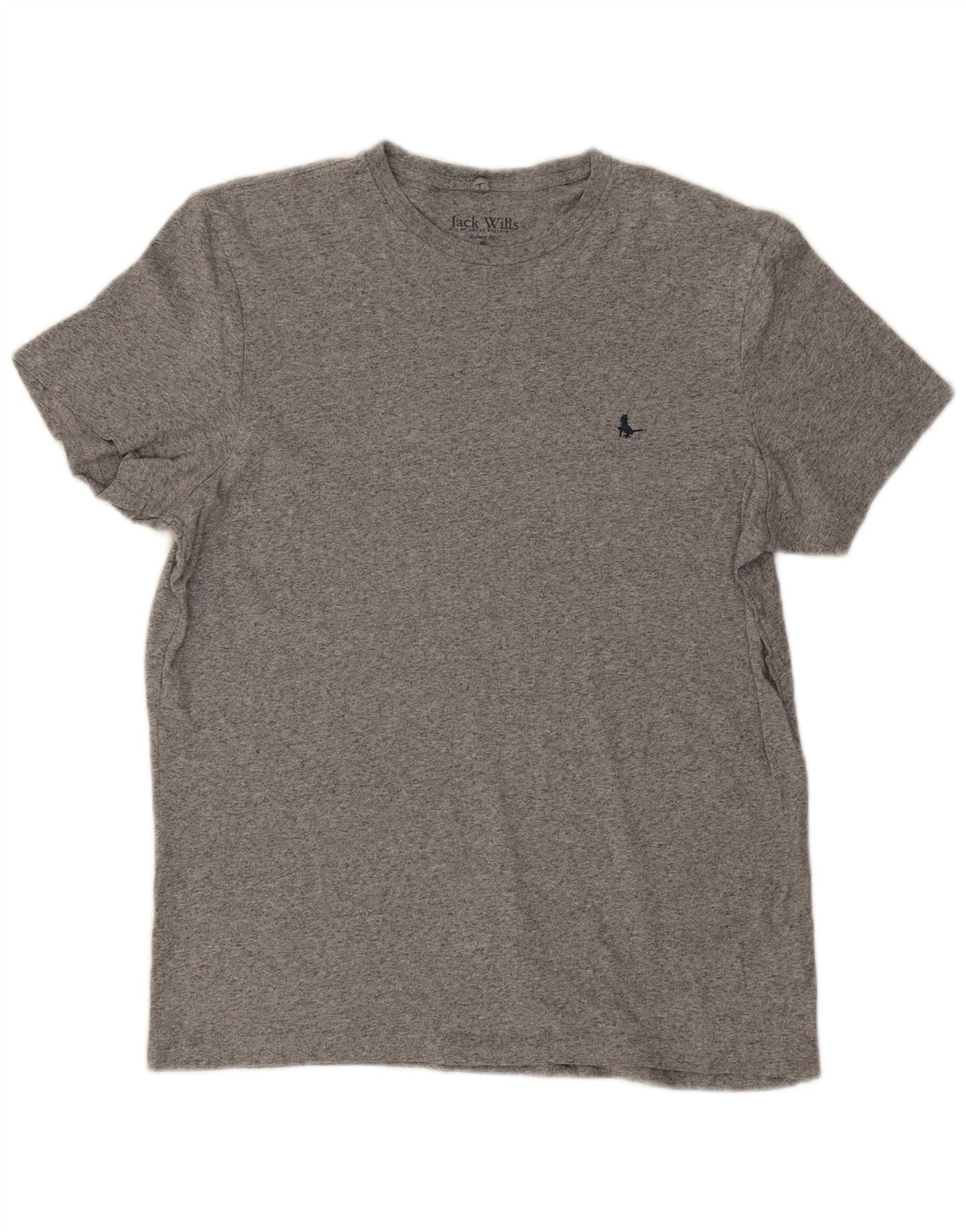 Jack Wills Camiseta de corte clásico para hombre Top de algodón gris medio