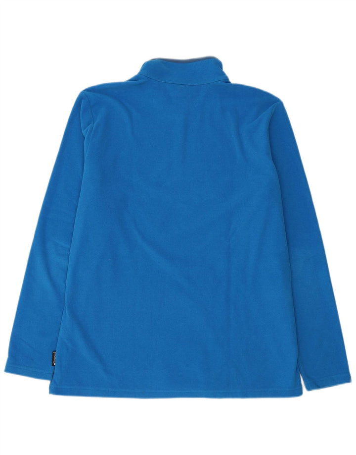 Jack Wolfskin Jersey polar con cuello y cremallera para hombre 2XL Poliéster azul