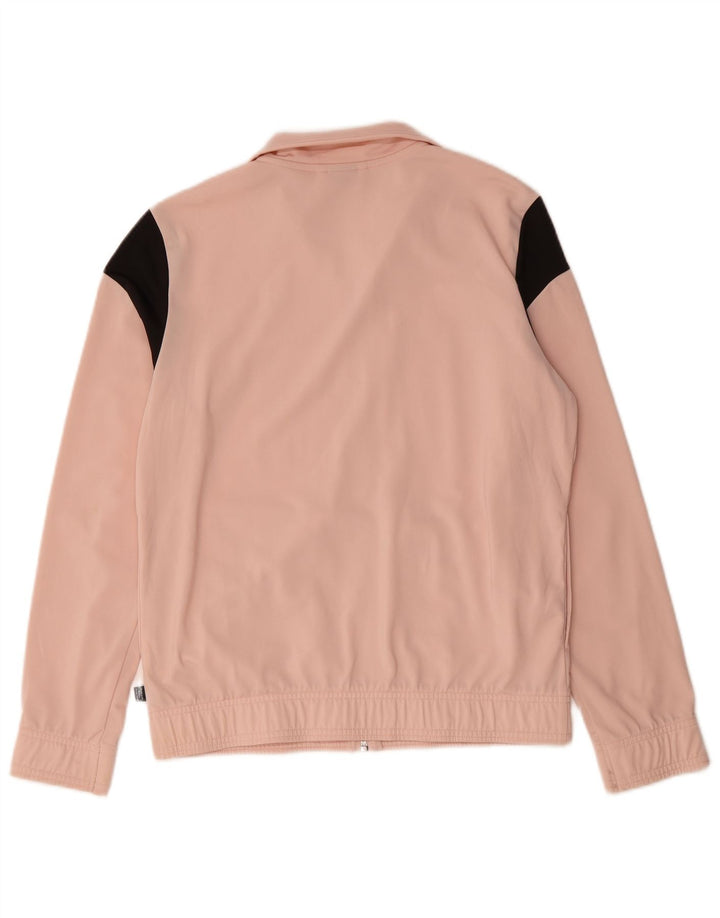 PUMA Chaqueta de chándal para hombre, talla pequeña, color rosa, poliéster
