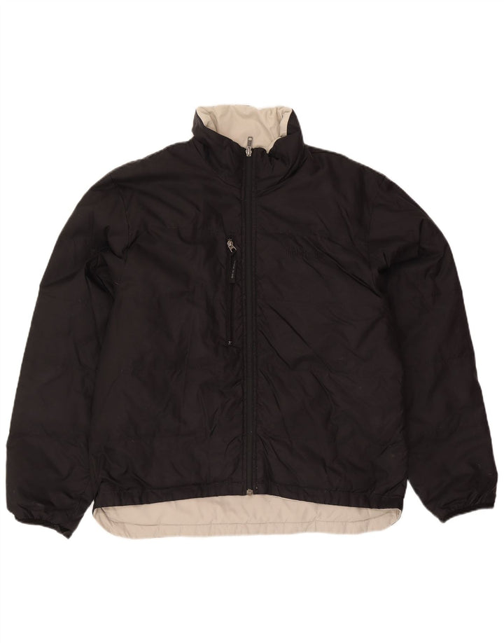 Timberland Chaqueta acolchada reversible para hombre UK 40 Large Nylon negro