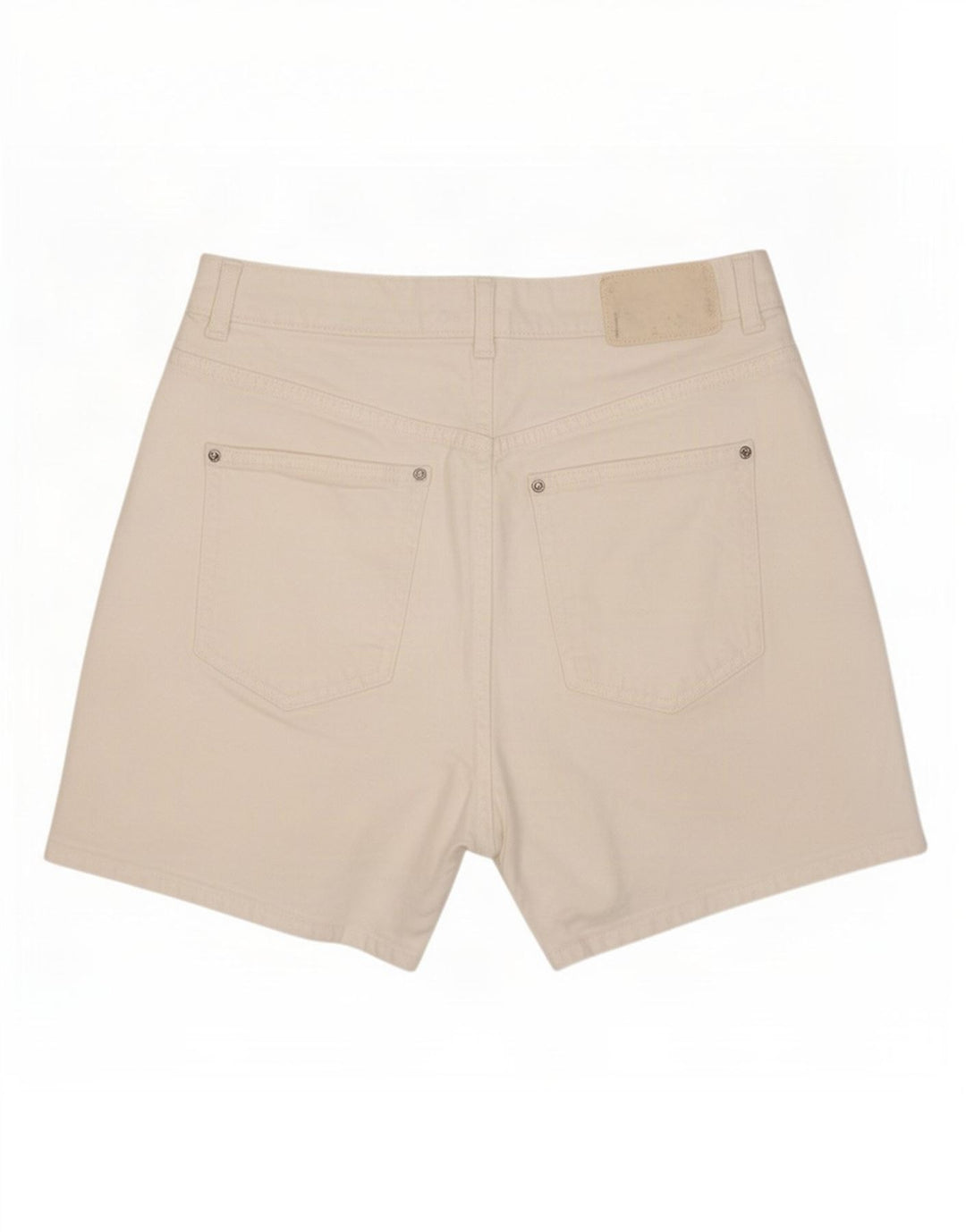 Zara Mujer Shorts Vaqueros EU 40 Medium W30 Blanco
