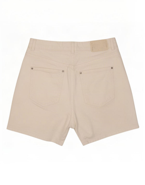Zara Mujer Shorts Vaqueros EU 40 Medium W30 Blanco