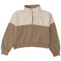 Abercrombie & Fitch - Sudadera corta para mujer, talla 40, color gris medio