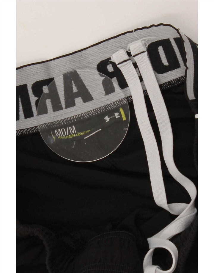 Under Armour Shorts deportivos con gráficos para hombre, color negro mediano