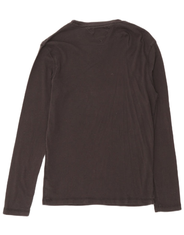 Tommy Hilfiger Hombre Top Manga Larga XL Algodón Gris