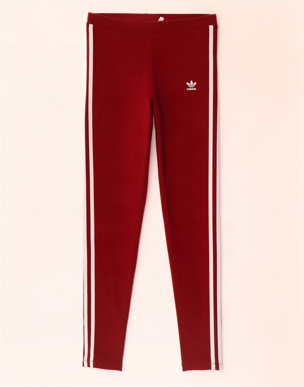 Adidas Leggings para mujer Reino Unido 10 Pequeño Granate Algodón
