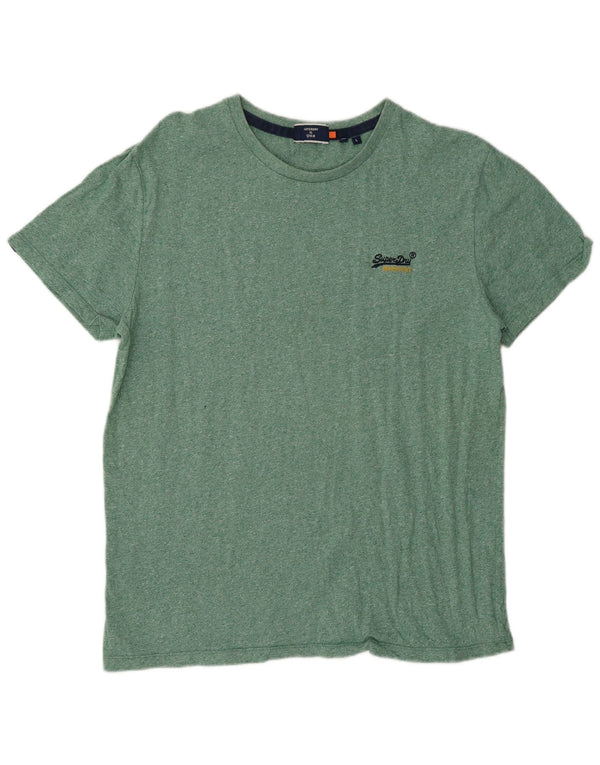 Superdry Camiseta para hombre Top Large Verde