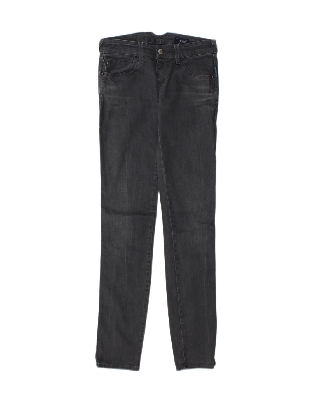 ARMANI Womens Skinny Jeans W25 L31 Grey Vintage Armani and Second-Hand Armani from Messina Hembry 