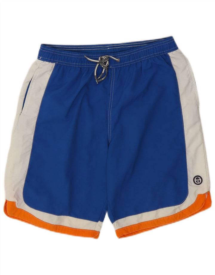 Bañador Sergio Tacchini Hombre Azul Medio Colorblock Poliamida
