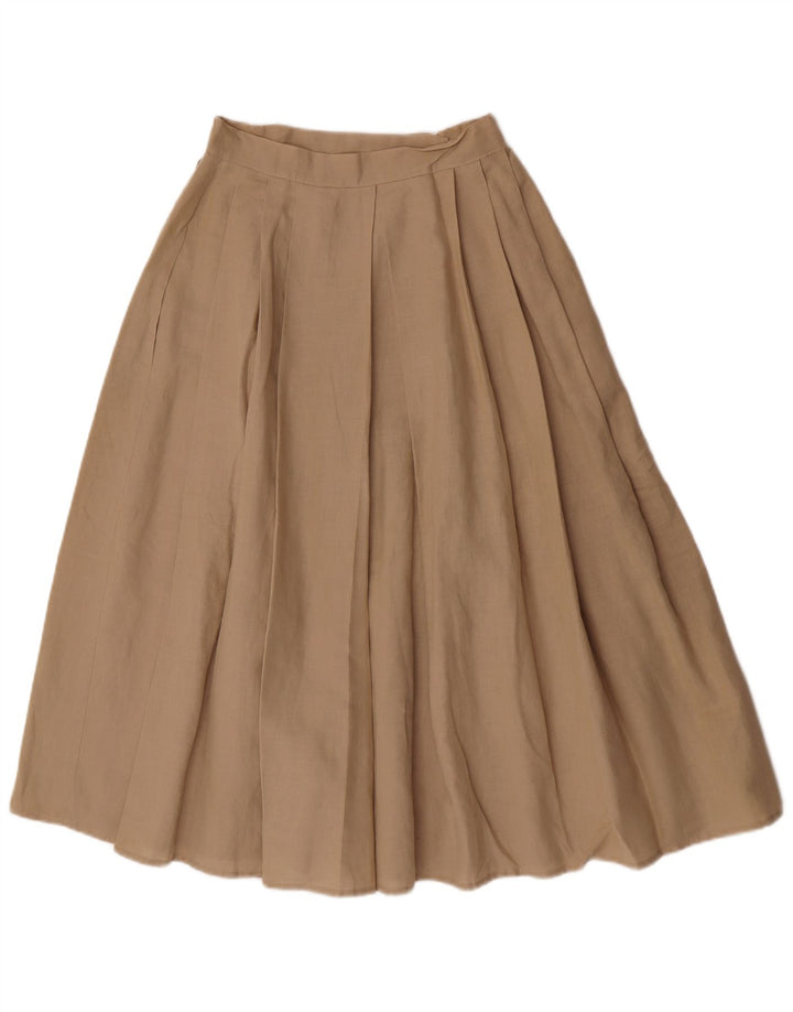 Falda cruzada vintage para mujer IT 44 Mediana W26 Beige