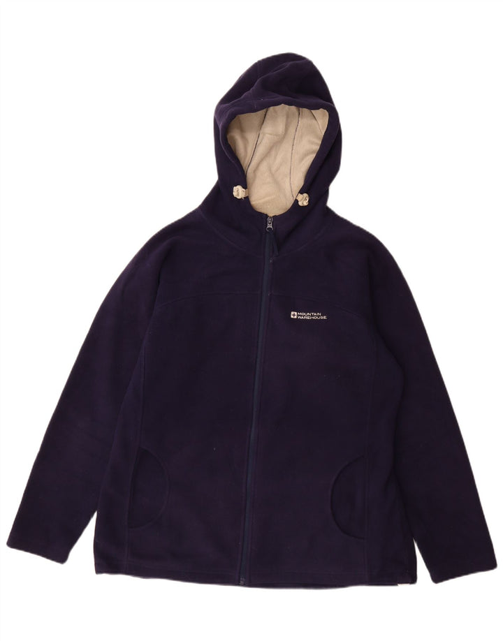 MOUNTAIN WAREHOUSE Chaqueta polar con capucha para mujer UK 46 Grande Azul marino