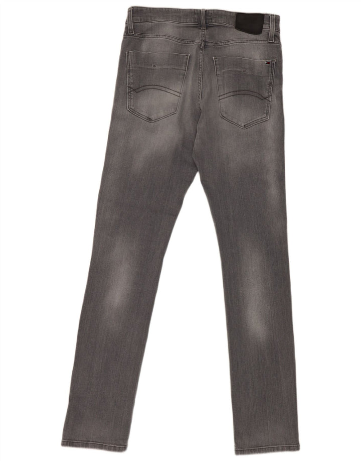 Tommy Hilfiger Vaqueros ajustados para hombre W33 L34 Algodón gris