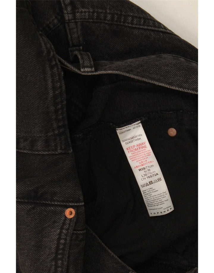 Vaqueros rectos para mujer Topshop W28 L30 Algodón negro
