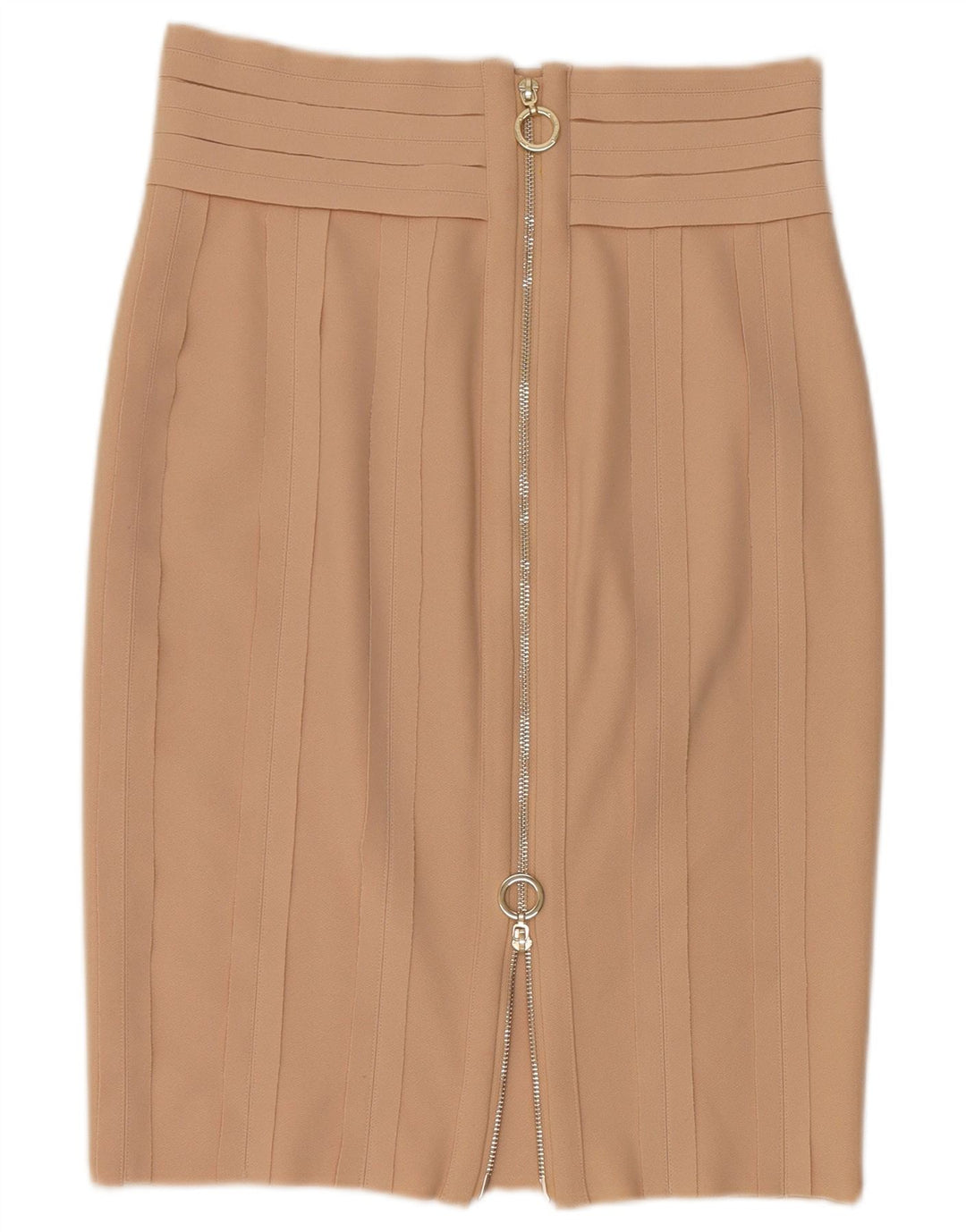 Guess By Marciano Falda Lápiz Mujer Grande W32 Poliéster Beige