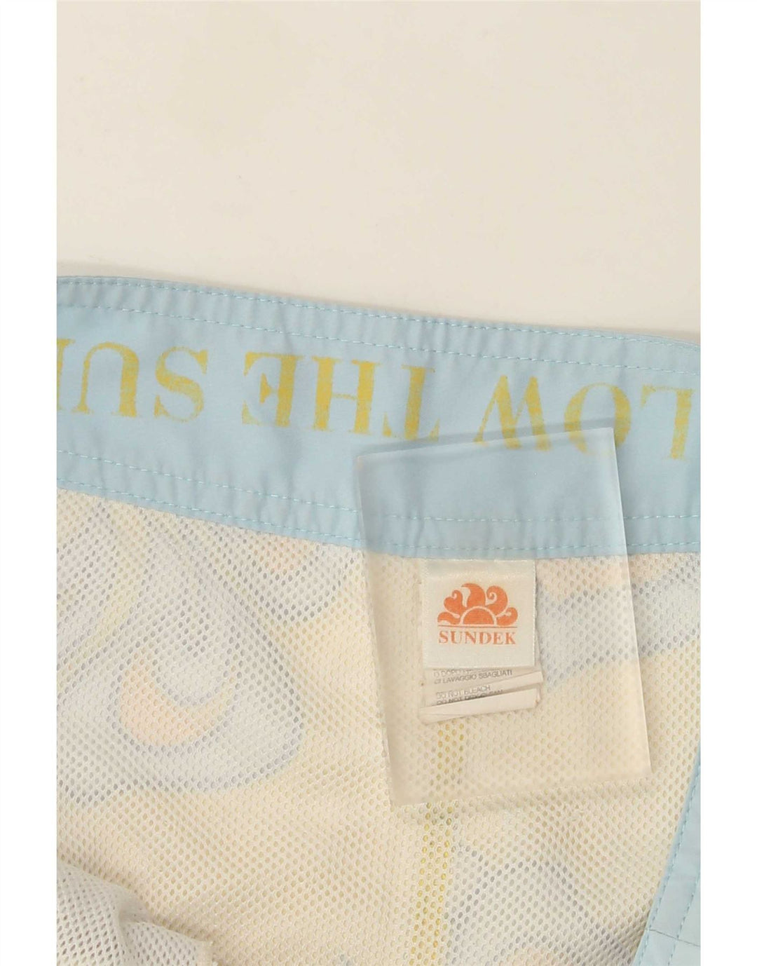 Sundek Bañador Hombre Poliéster Floral Amarillo Medio