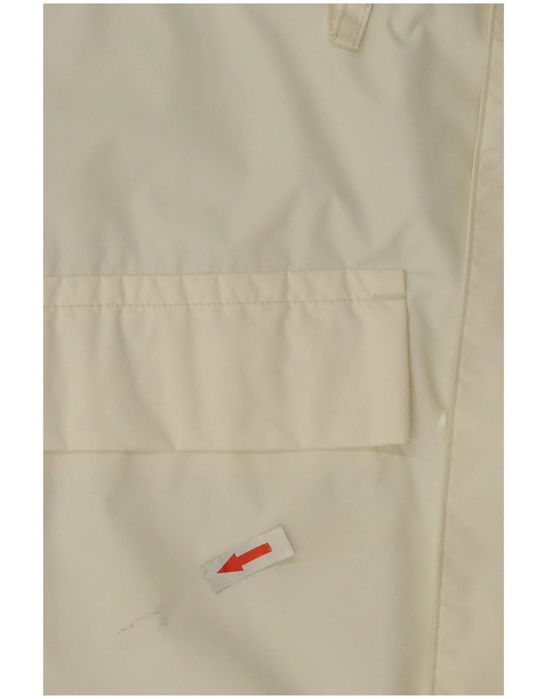 Nautica Chaqueta impermeable para hombre UK 40 Large White Colourblock Nylon