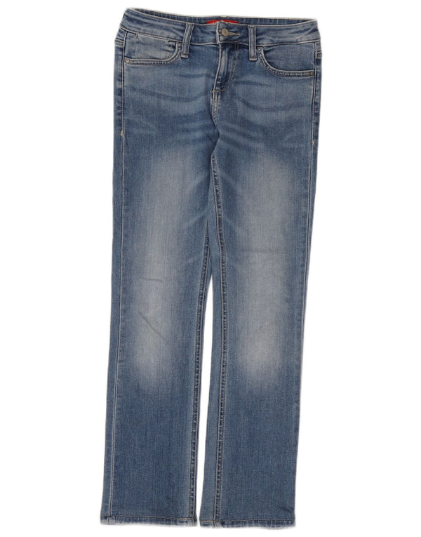 Vaqueros Guess Mujer Rectos W27 L28 Azul Algodón