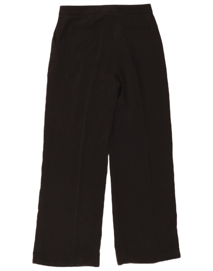 Zara Mujer Pantalones Casuales Pegged Medianos W28 L32 Poliéster Negro