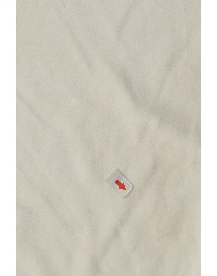 Zara Mujer Chaleco Tank Top Reino Unido 12 Mediano Blanco