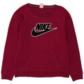 Nike - Sudadera gráfica para mujer, talla 40, algodón rosa mediano
