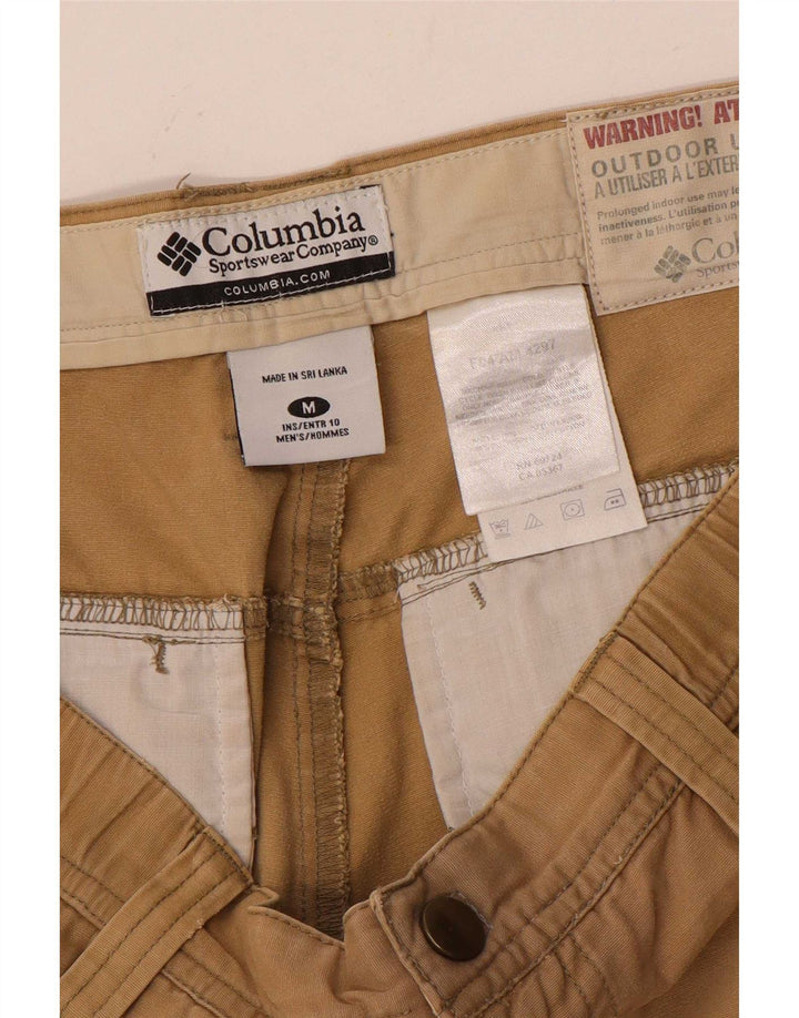 Pantalones cortos cargo Columbia para hombre medianos W32 algodón beige