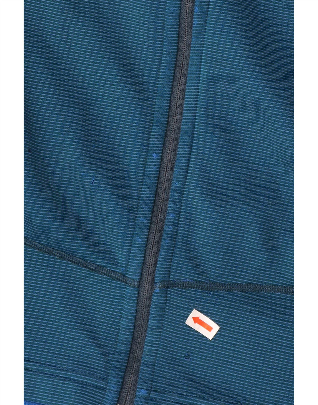 MONTANE Suéter con capucha y cremallera para hombre XL Poliéster a rayas azules