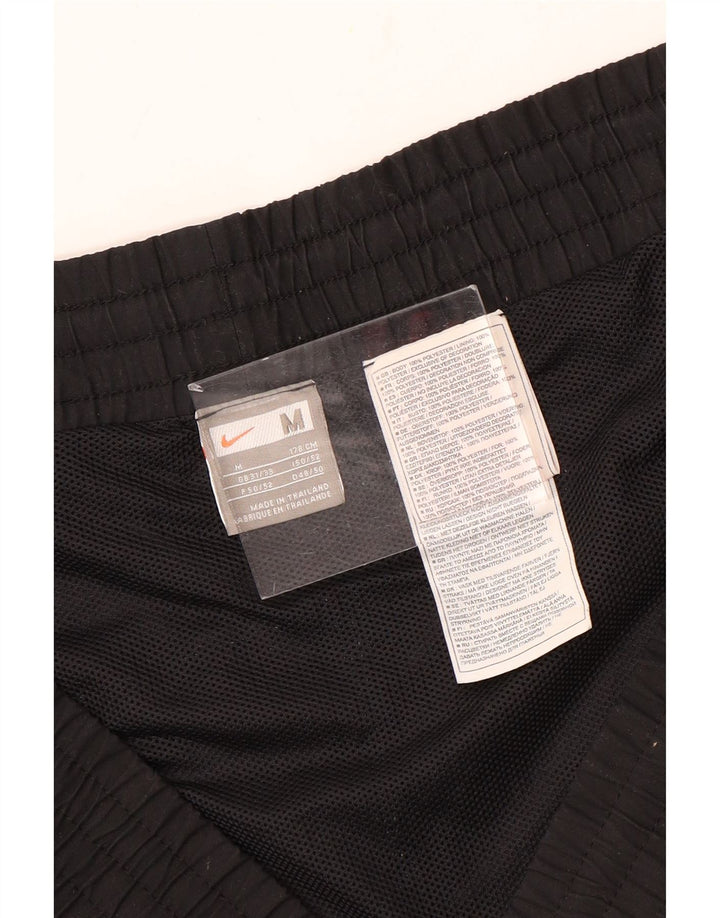 NIKE Shorts deportivos gráficos para hombre Poliéster negro mediano