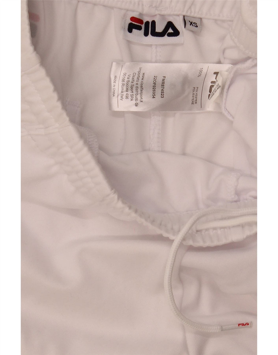Fila Shorts deportivos gráficos para hombre XS Poliéster blanco