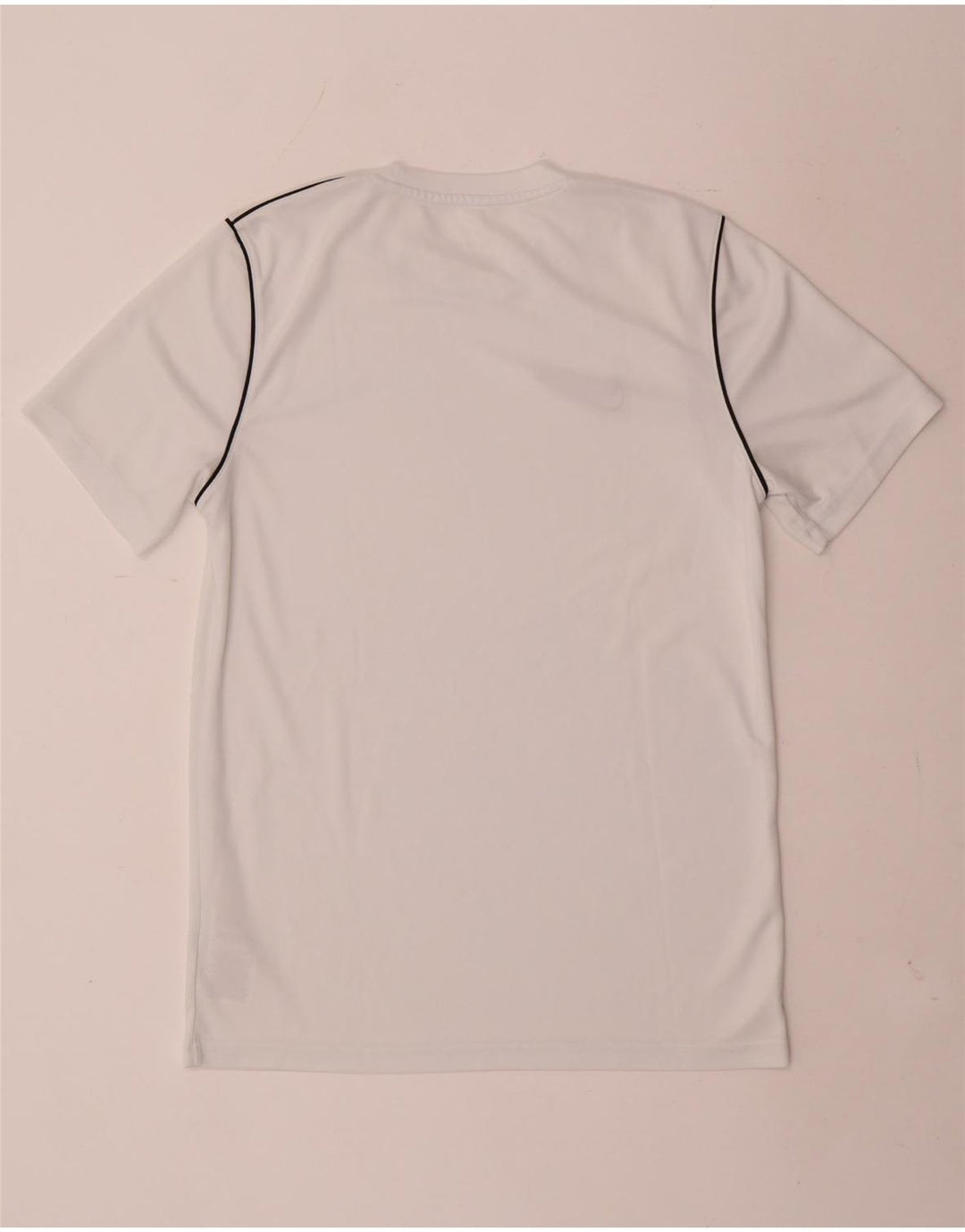 Camiseta Nike Dri Fit para hombre Top poliéster blanco mediano