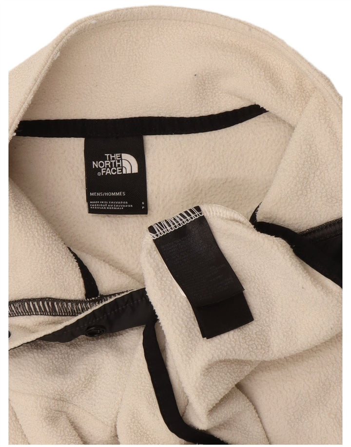 The North Face Jersey De Forro Polar Con Cuello Con Botones Para Hombre Pequeño Poliéster Blanco