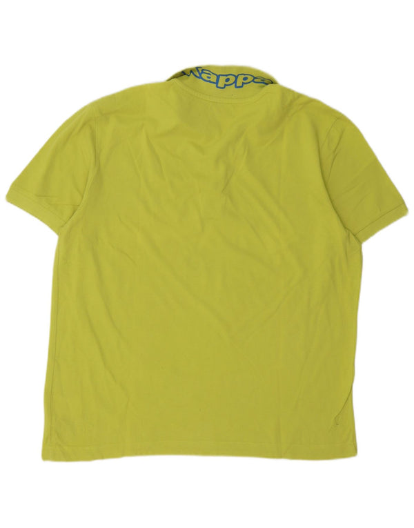 Kappa Polo Hombre XL Amarillo Algodón