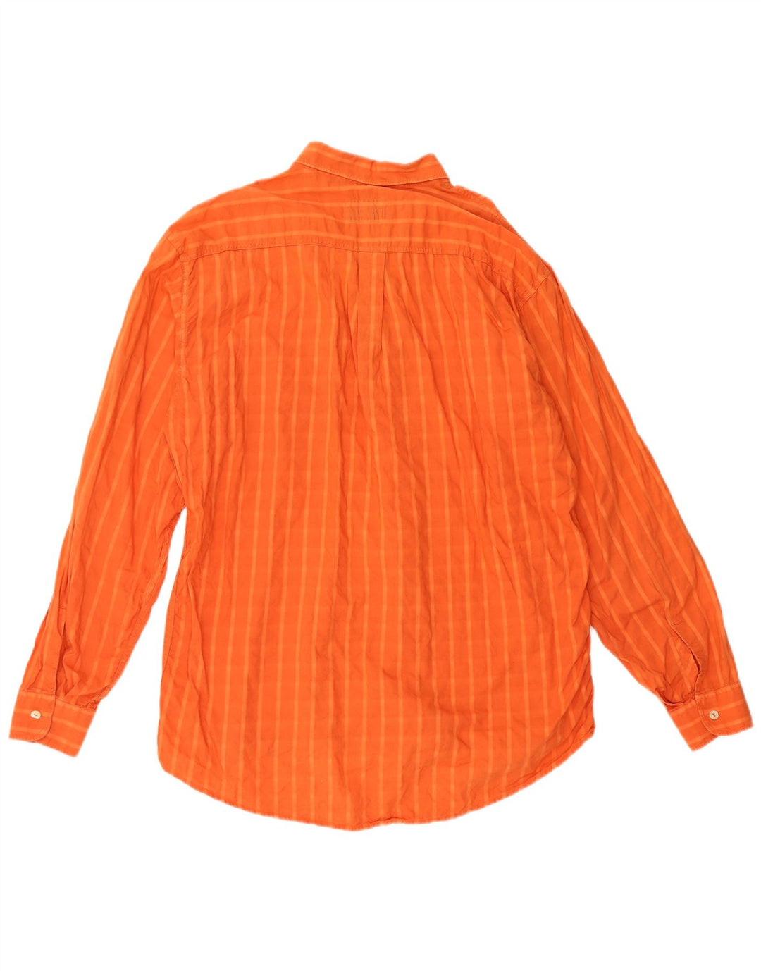 Camisa Levi's Hombre XL Algodón Cuadros Naranja