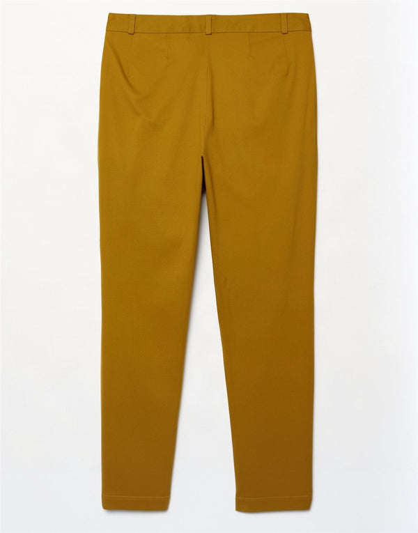 Marks & Spencer Pantalones Chinos Cortos para Mujer UK 10 Small W28 L26 Amarillo