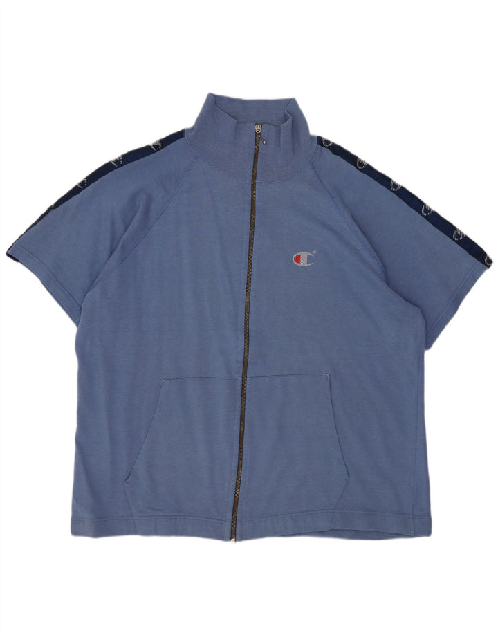 Champion Chaqueta de Chándal con Gráfico Extragrande para Mujer UK 40 Grande Azul