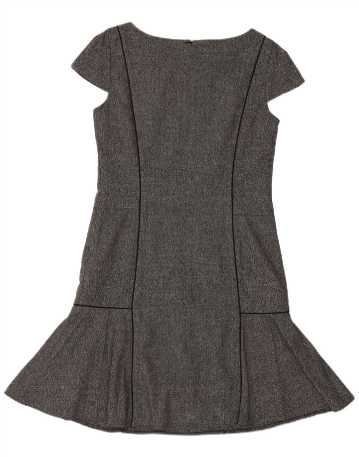 Next Vestido con cintura caída para mujer UK 40 Pequeño Poliéster gris