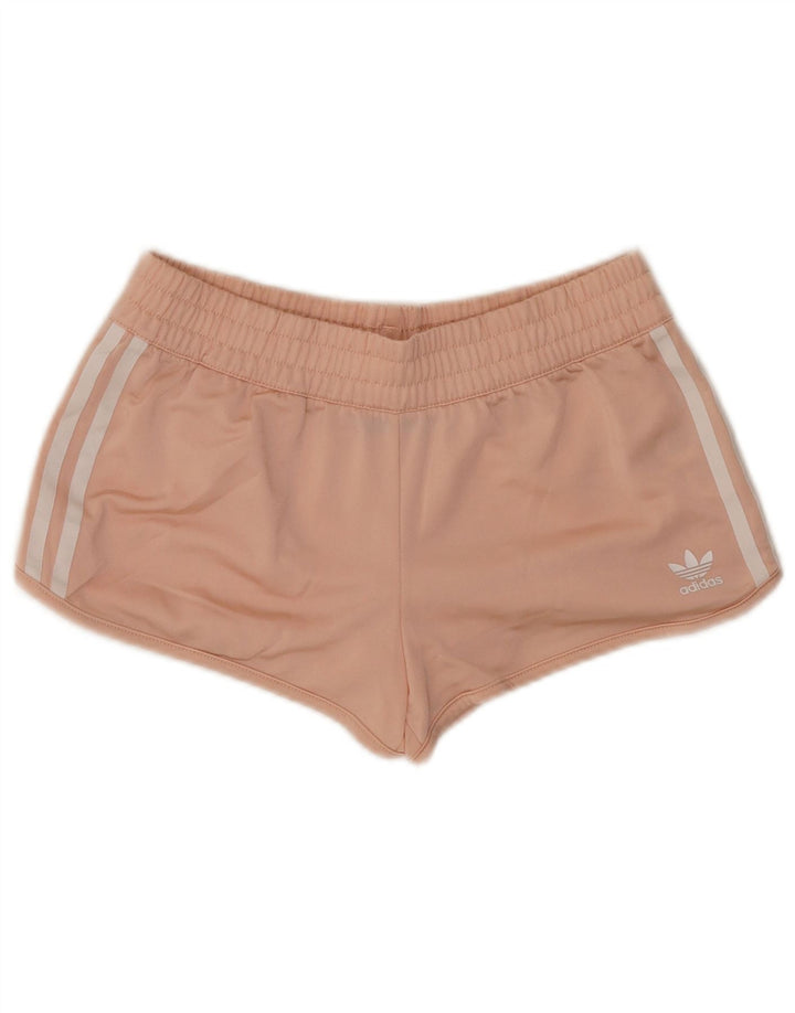 Adidas Pantalones cortos deportivos para mujer UK 10 Small Pink Poliéster