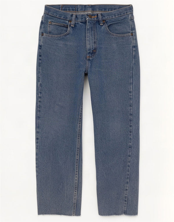 Vaqueros Wrangler Hombre Rectos W31 L27 Algodón Azul