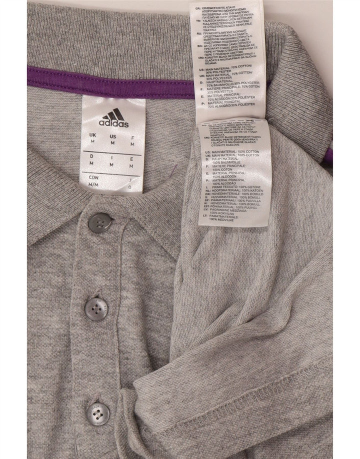 Polo ADIDAS Real Madrid Hombre Algodón Gris Medio