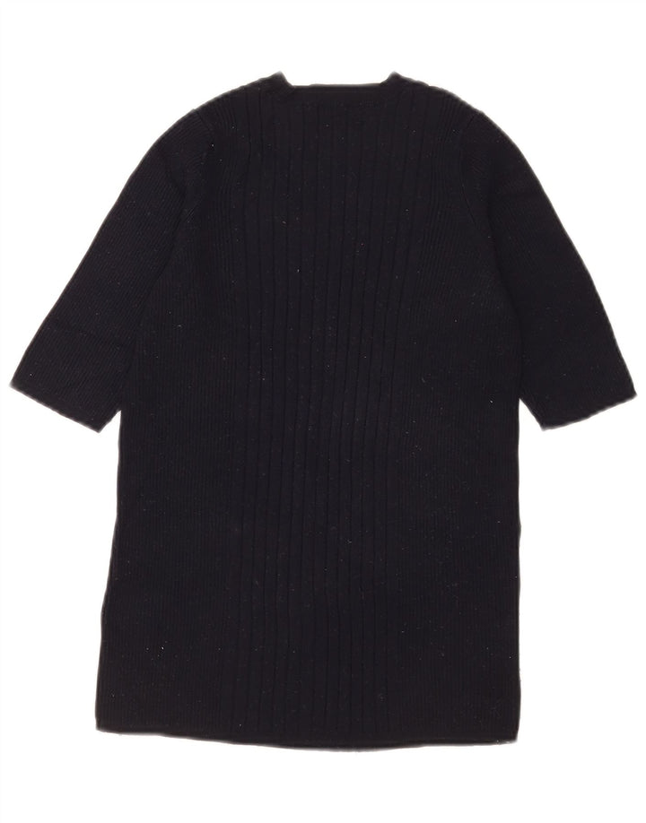 Marks & Spencer suéter con cuello barco para mujer, talla 40, talla M, azul marino