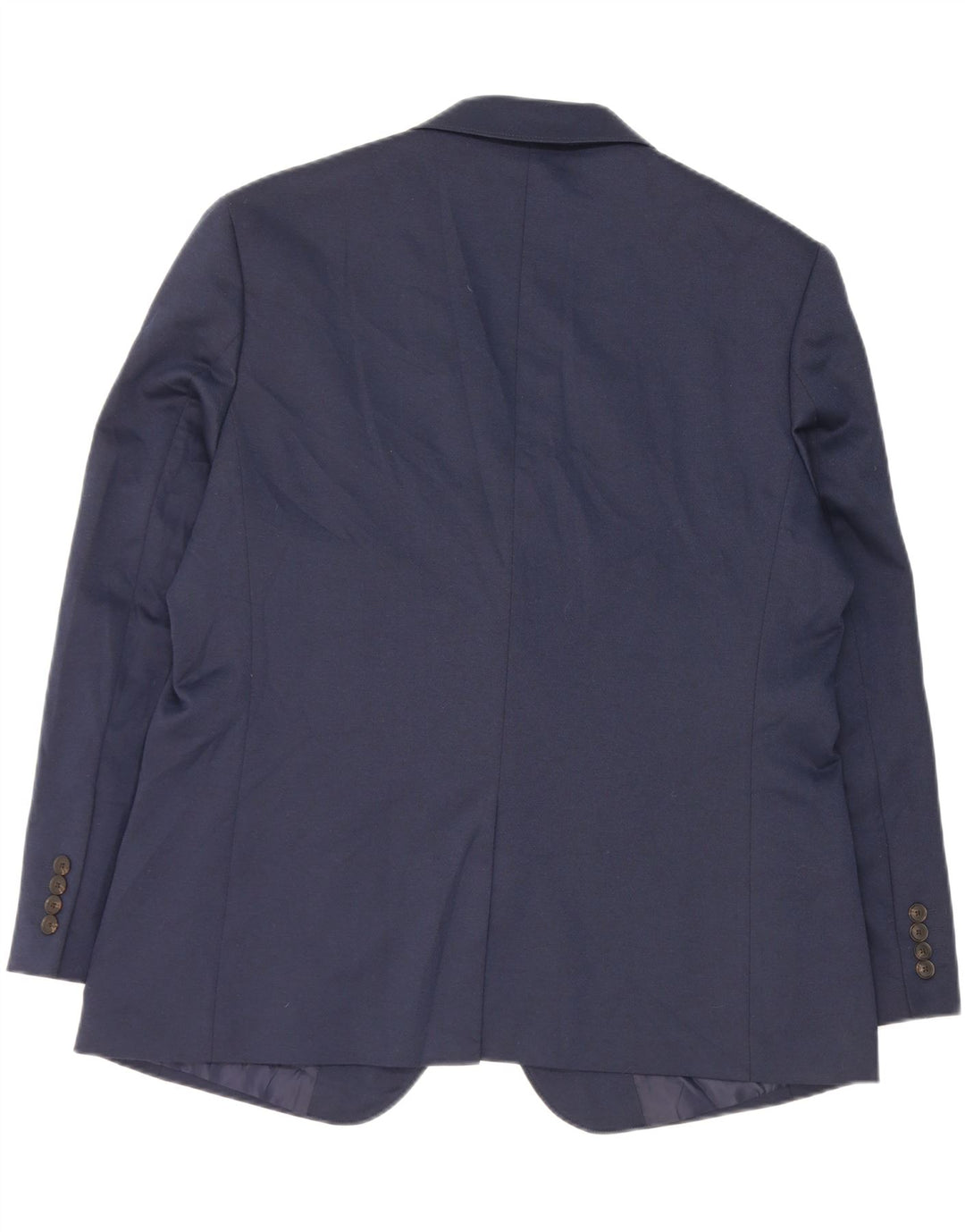 Marks & Spencer Chaqueta tipo blazer de 2 botones para hombre UK 44 XL Poliéster azul marino