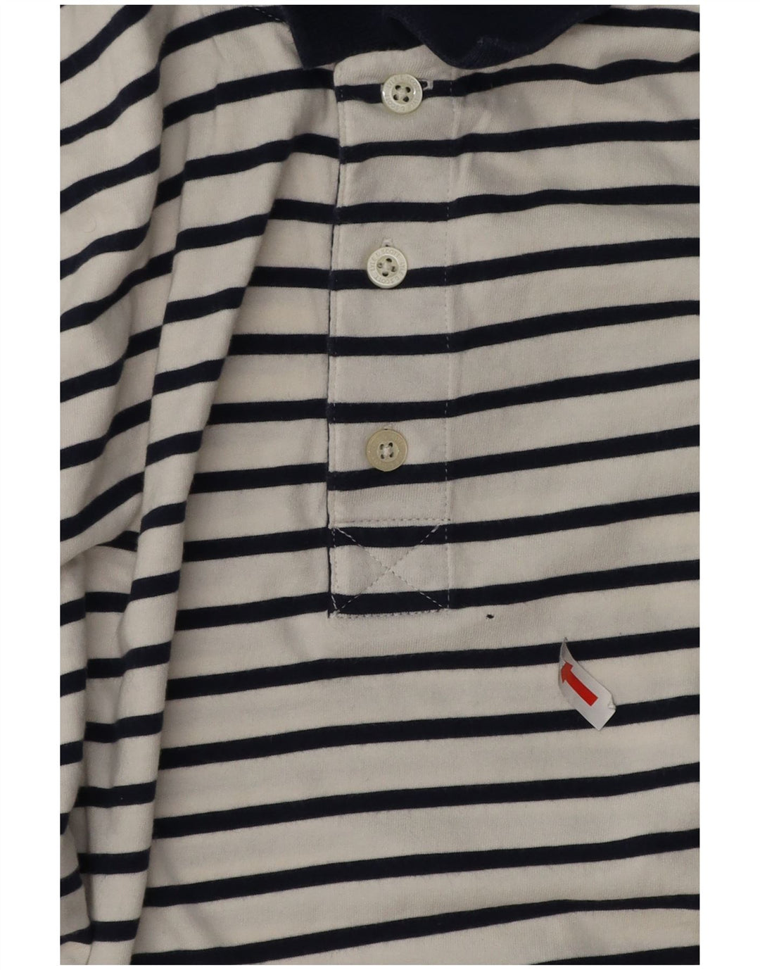 Lyle & Scott Polo para hombre de algodón a rayas blancas grandes
