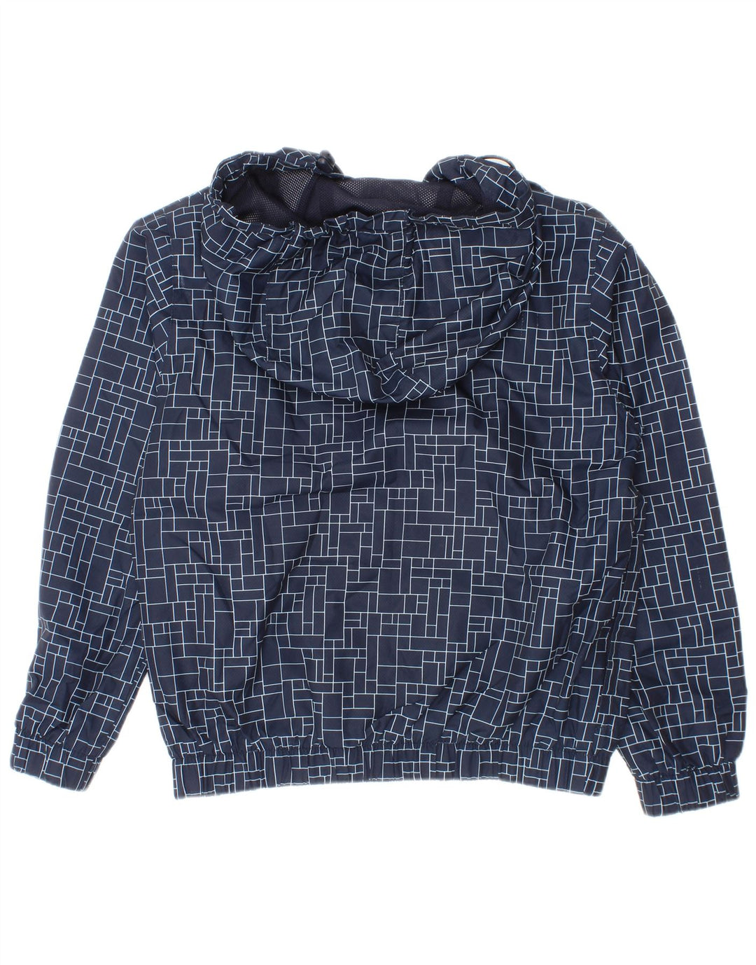 Chubasquero con capucha para niño Lacoste 7-8 años Azul Geométrico Poliéster